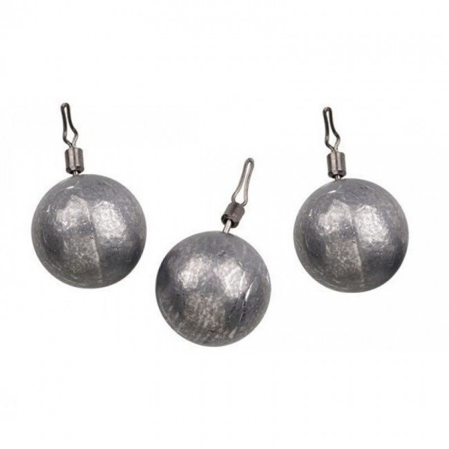 Груз Тула "шарик" для отводного,дропшота с классической дропшотовой застежкой