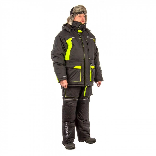 Костюм Novatex Grayling "Селигер 2020" (Кошачий глаз,черн.-лайм.)