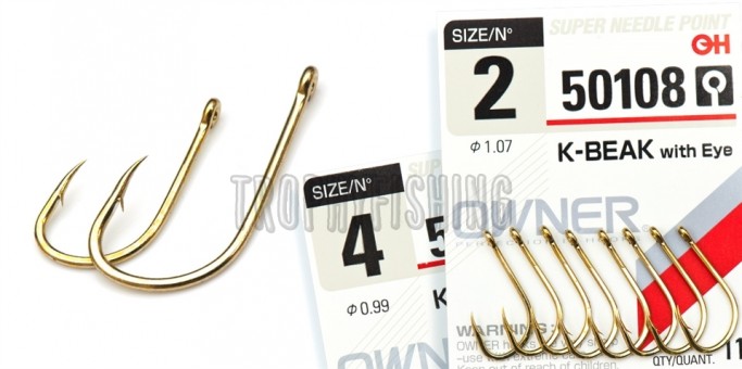 Крючок OWNER C'ultiva 50108 K-Beak With Eye