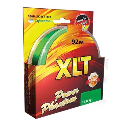 Шнур Power Phantom 4x, XLT, 92м, (зеленый) Шнур Power Phantom 4x, XLT, 92м, (зеленый)