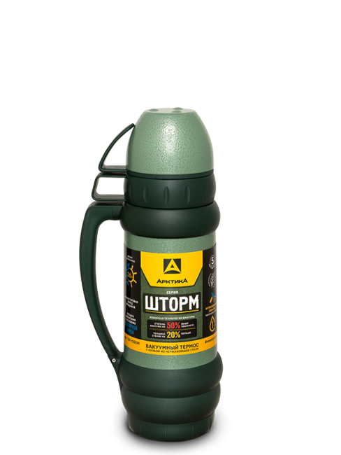 Термос Арктика с узким горлом, в молотковой эмали Термос Арктика с узким горлом, в молотковой эмали