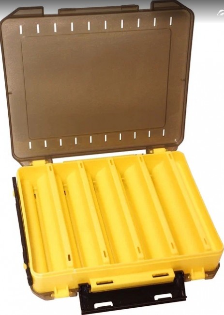 Коробка Kosadaka TB-S31D-Y, 20*13.5*3.5см двухсторонняя, жёлтая