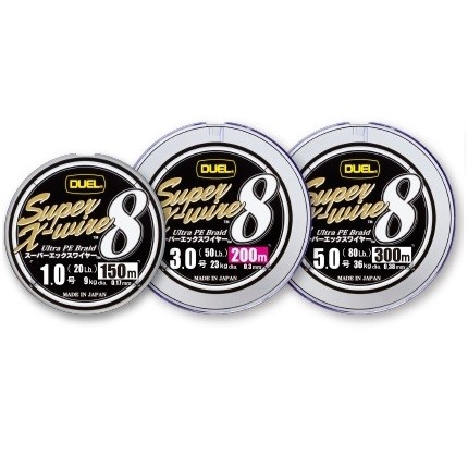 Плетеный Шнур Duel PE Super X-Wire 8 200m 5Color-Yellow Marking